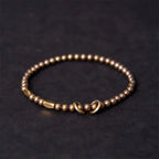 Fortune Jewel "Wishing You Balance and Strength" Brass Bracelet Includes Gift Message Card Fortune Jewel