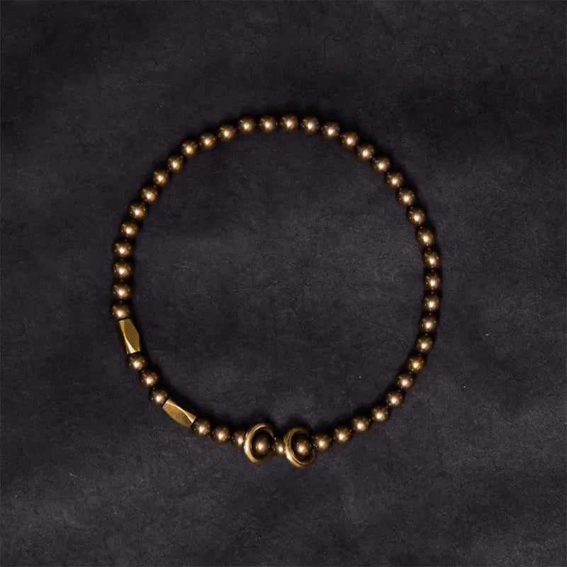 Fortune Jewel "Wishing You Balance and Strength" Brass Bracelet Includes Gift Message Card Fortune Jewel