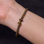 Fortune Jewel Wealth Self Care Copper Brass Beads Design Couple Bracelet