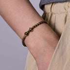 Fortune Jewel Wealth Self Care Copper Brass Beads Design Couple Bracelet
