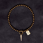 Fortune Jewel Vintage Copper Brass Beads Fortune Balance Bracelet