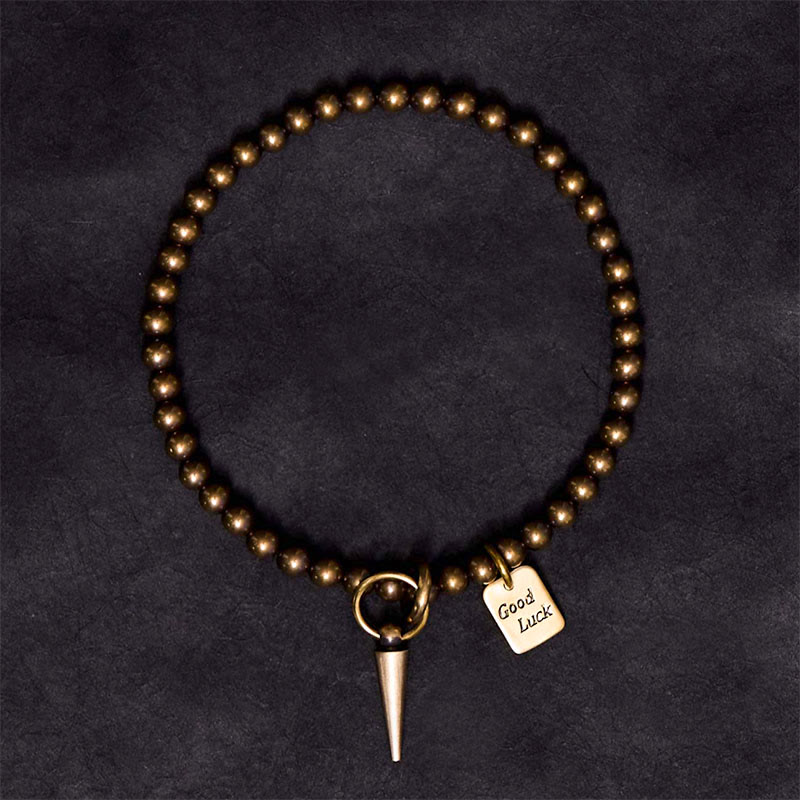 Fortune Jewel Vintage Copper Brass Beads Fortune Balance Bracelet