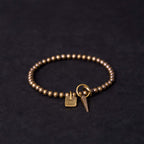 Fortune Jewel Vintage Copper Brass Beads Fortune Balance Bracelet