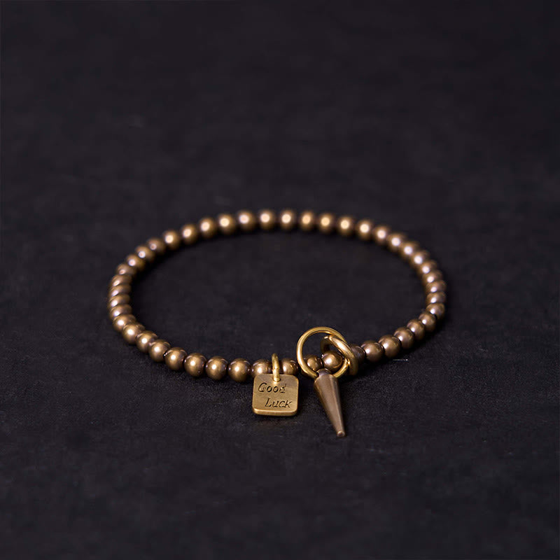 Fortune Jewel Vintage Copper Brass Beads Fortune Balance Bracelet