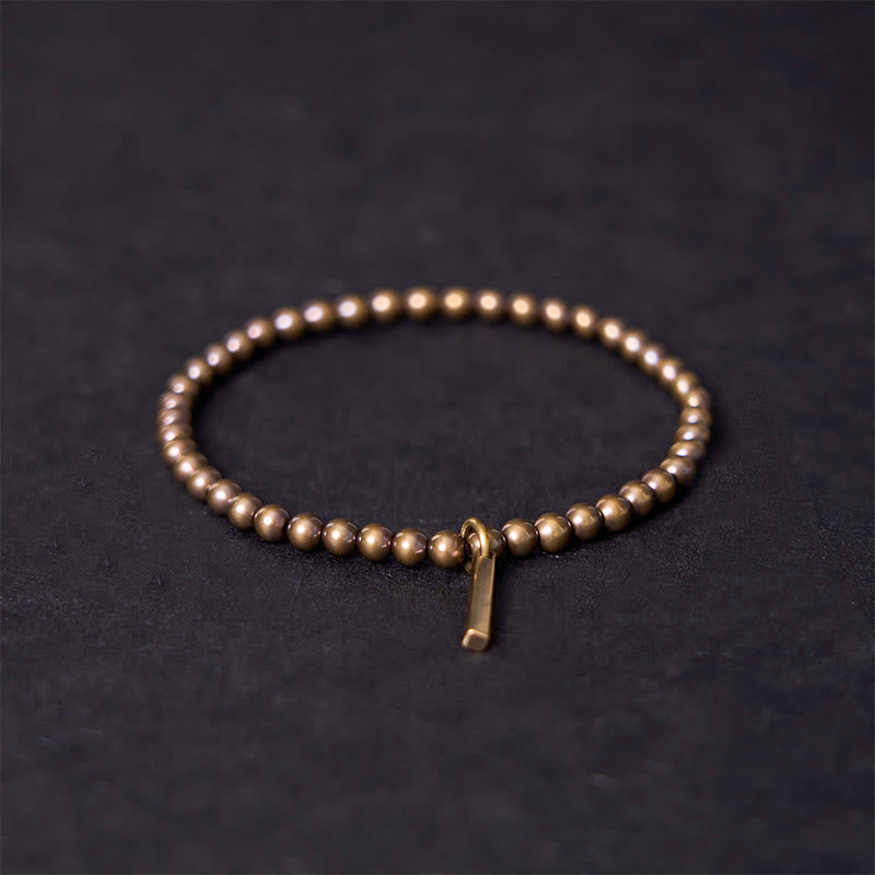 Fortune Jewel Pure Copper Brass Beads Self Care Healing Bracelet