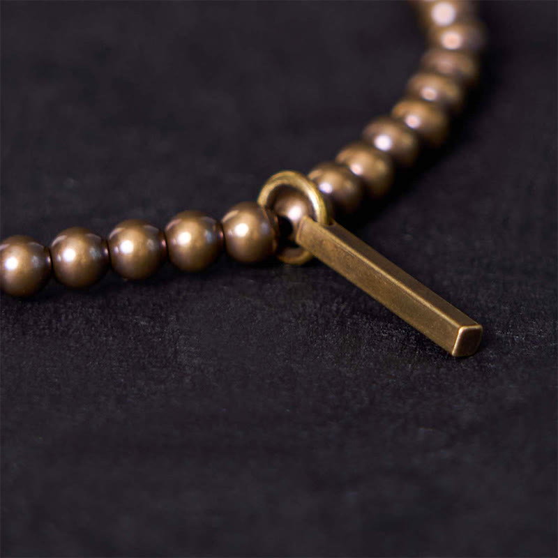 Fortune Jewel Pure Copper Brass Beads Self Care Healing Bracelet