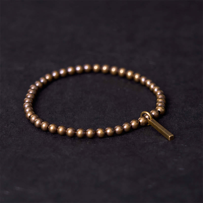 Fortune Jewel Pure Copper Brass Beads Self Care Healing Bracelet