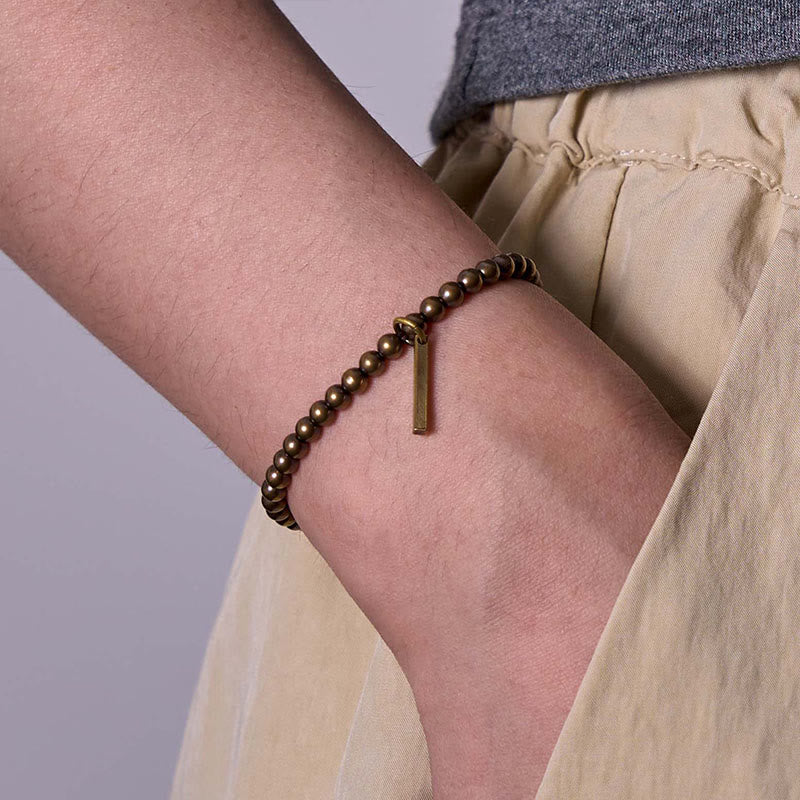 Fortune Jewel Pure Copper Brass Beads Self Care Healing Bracelet