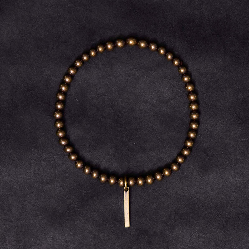 Fortune Jewel Pure Copper Brass Beads Self Care Healing Bracelet