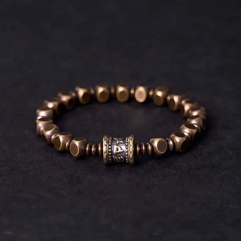 Fortune Jewel "Wishing You Balance and Strength" Brass Amulet Bracelet Includes Gift Message Card Fortune Jewel