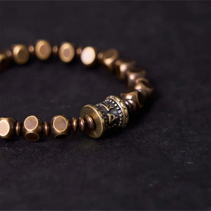 Fortune Jewel "Wishing You Balance and Strength" Brass Amulet Bracelet Includes Gift Message Card Fortune Jewel