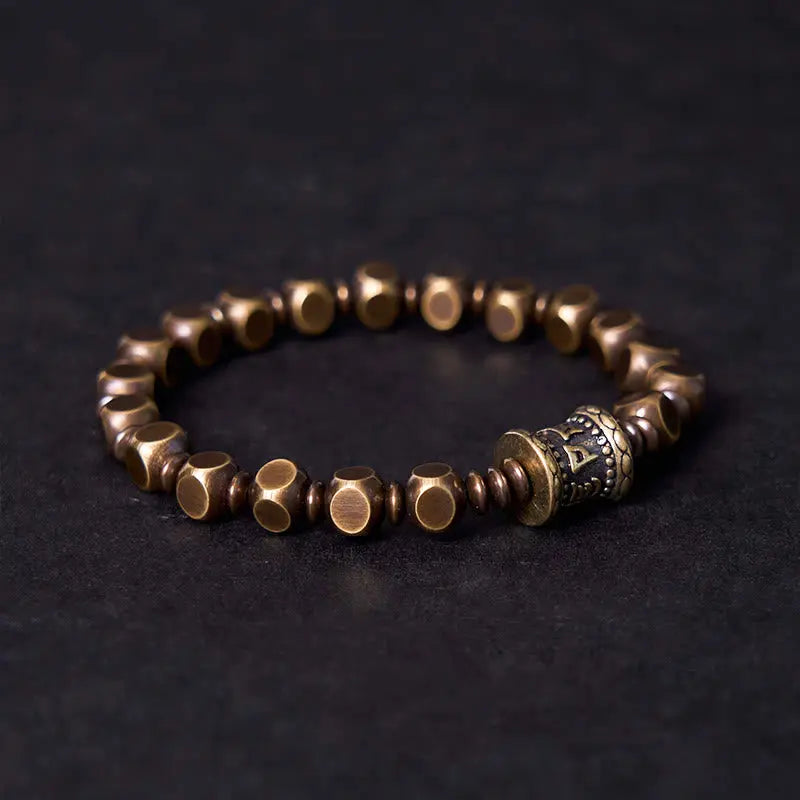 Fortune Jewel "Wishing You Balance and Strength" Brass Amulet Bracelet Includes Gift Message Card Fortune Jewel