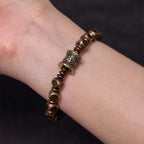 Fortune Jewel "Wishing You Balance and Strength" Brass Amulet Bracelet Includes Gift Message Card Fortune Jewel
