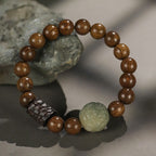 Fortune Jewel Sandalwood Bodhi Seed PiXiu Ebony Wood Bead Healing Bracelet