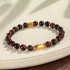 Fortune Jewel Tiger Eye Koi Fish Courage Bracelet