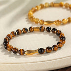 Fortune Jewel Tiger Eye Koi Fish Courage Bracelet