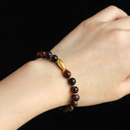 Fortune Jewel Tiger Eye Koi Fish Courage Bracelet