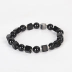 Fortune Jewel Various Crystals Black Obsidian Purification Bracelet