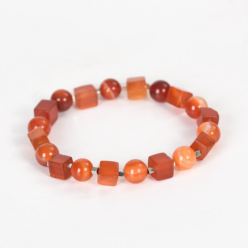 Fortune Jewel Various Crystals Black Obsidian Purification Bracelet