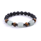 Fortune Jewel Various Crystals Lava Rock Calm Bracelet