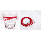 Fortune Jewel Natural Cinnabar Peace Buckle Blessing Red String Belly Chain