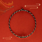 Fortune Jewel 925 Sterling Silver Peace Buckle Luck String Bracelet