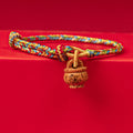 Fortune Jewel Peach Wood Fu Character Safe And Well Wealth Bracelet