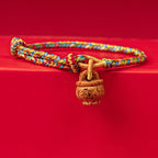 Fortune Jewel Peach Wood Fu Character Safe And Well Wealth Bracelet