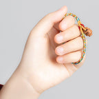 Fortune Jewel Peach Wood Fu Character Safe And Well Wealth Bracelet