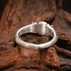 Fortune Jewel 925 Sterling Silver Plated Gold Bodhisattva Tara Protection Adjustable Ring