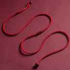 Fortune Jewel Natural Cinnabar Calm Blessing Red String Belly Chain