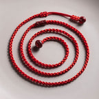 Fortune Jewel Natural Cinnabar Calm Blessing Red String Belly Chain