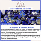 Fortune Jewel Amethyst Garnet Emperor Stone Communication Triple Wrap Bracelet