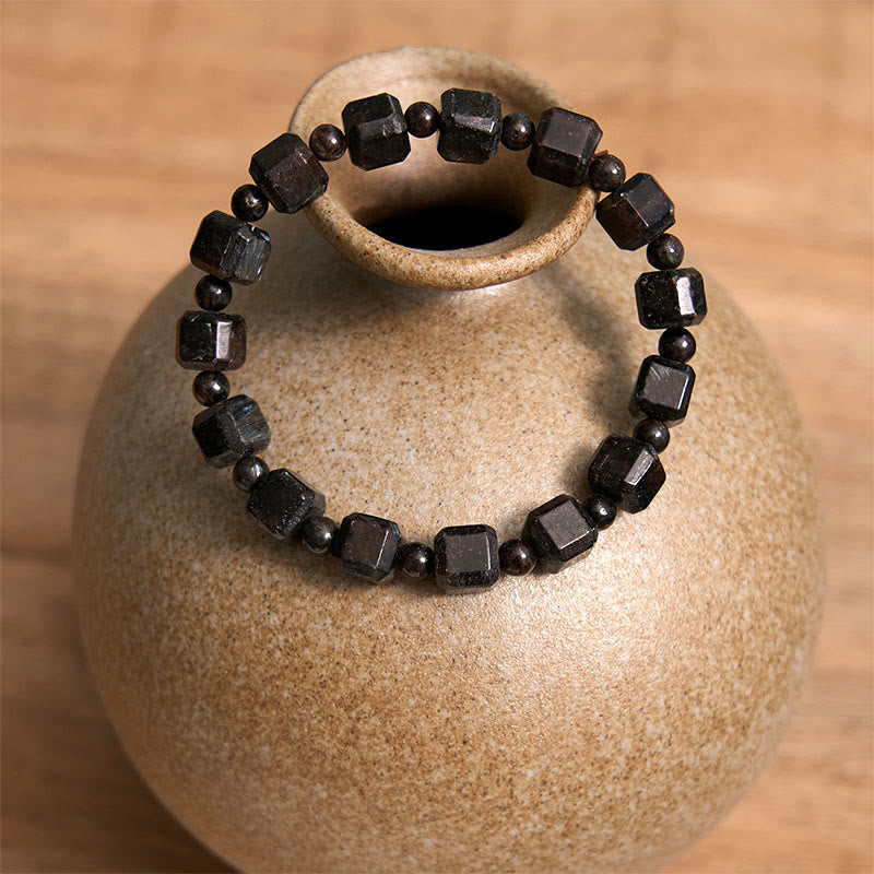 Fortune Jewel Astrophyllite Transformation Bracelet