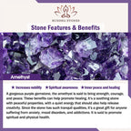 Fortune Jewel Amethyst Green Crystal Citrine White Crystal Spiritual Awareness Bracelet