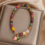 Fortune Jewel Tourmaline Lotus Seedpod Wisdom Bracelet
