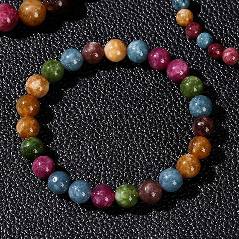 Fortune Jewel Multicolor Tourmaline Positive Bracelet