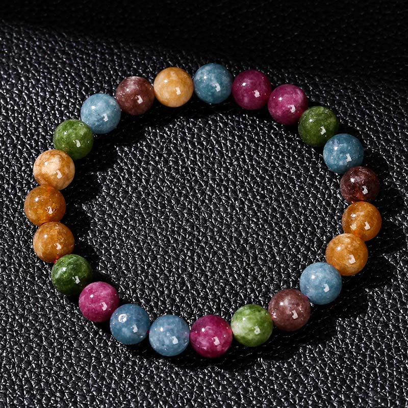 Fortune Jewel Multicolor Tourmaline Positive Bracelet