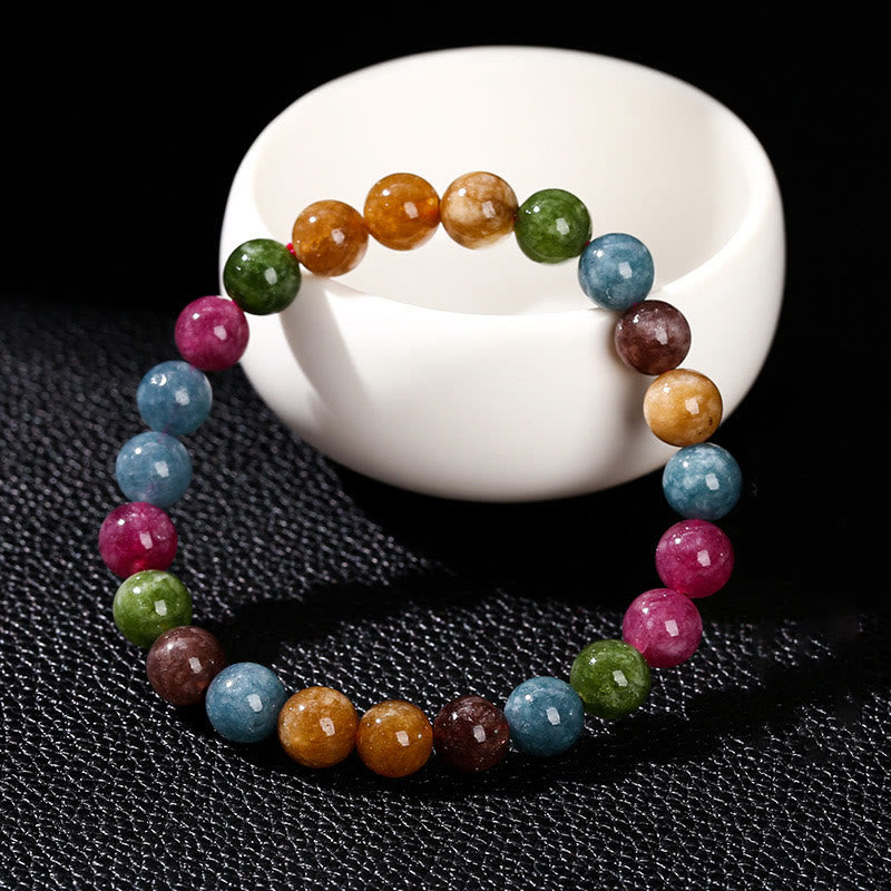 Fortune Jewel Multicolor Tourmaline Positive Bracelet