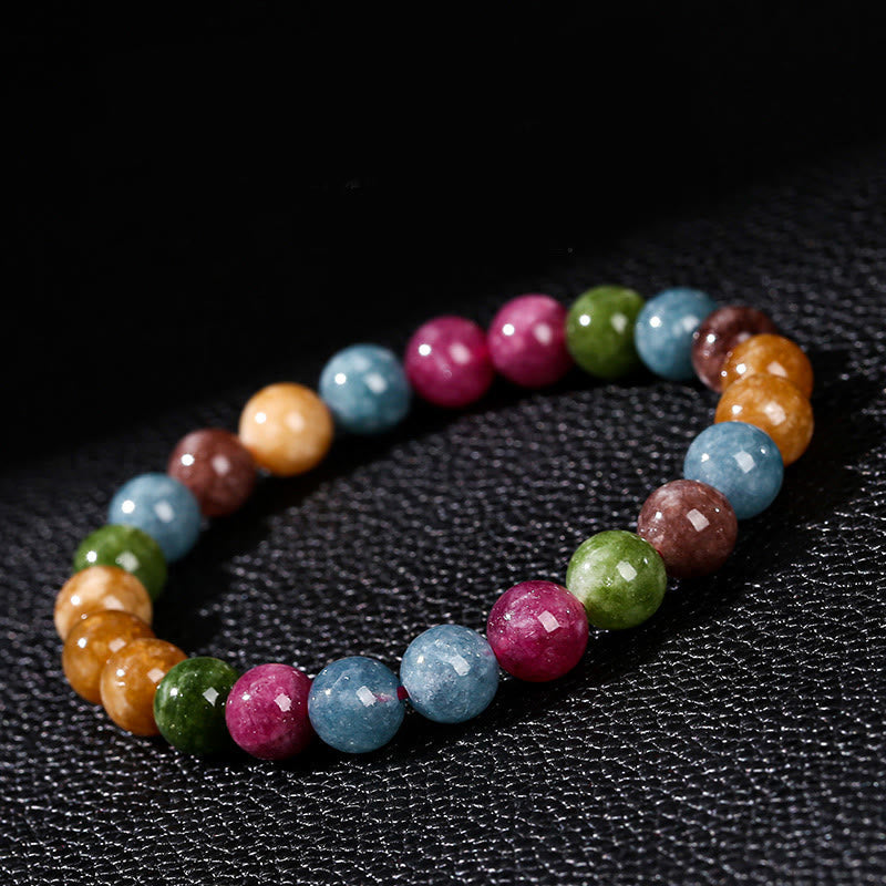 Fortune Jewel Multicolor Tourmaline Positive Bracelet