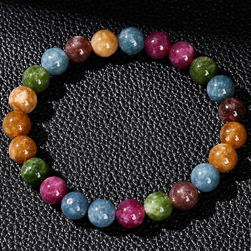 Fortune Jewel Multicolor Tourmaline Positive Bracelet