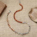 Fortune Jewel Fluorite Red Agate Emperor Stone Power Triple Wrap Bracelet