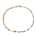 Fortune Jewel Botswana Agate Red Agate  Emperor Stone Creativity Triple Wrap Bracelet