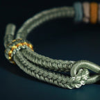 Fortune Jewel String Four Srand Peach Blossom Connection Bracelet