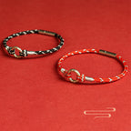 Fortune Jewel Red String 925 Sterling Silver Safe Luck Bracelet