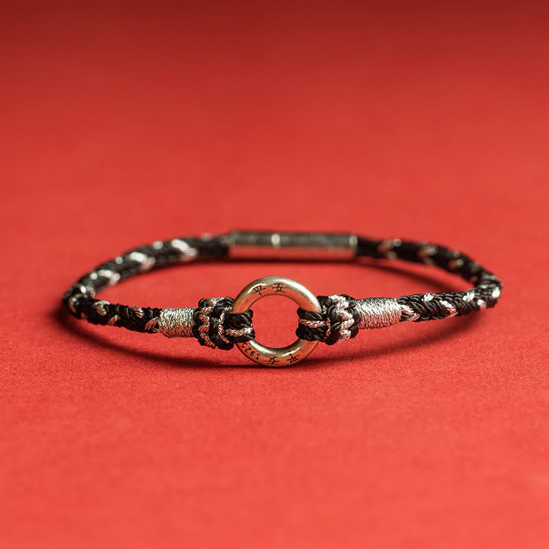 Fortune Jewel Red String 925 Sterling Silver Safe Luck Bracelet