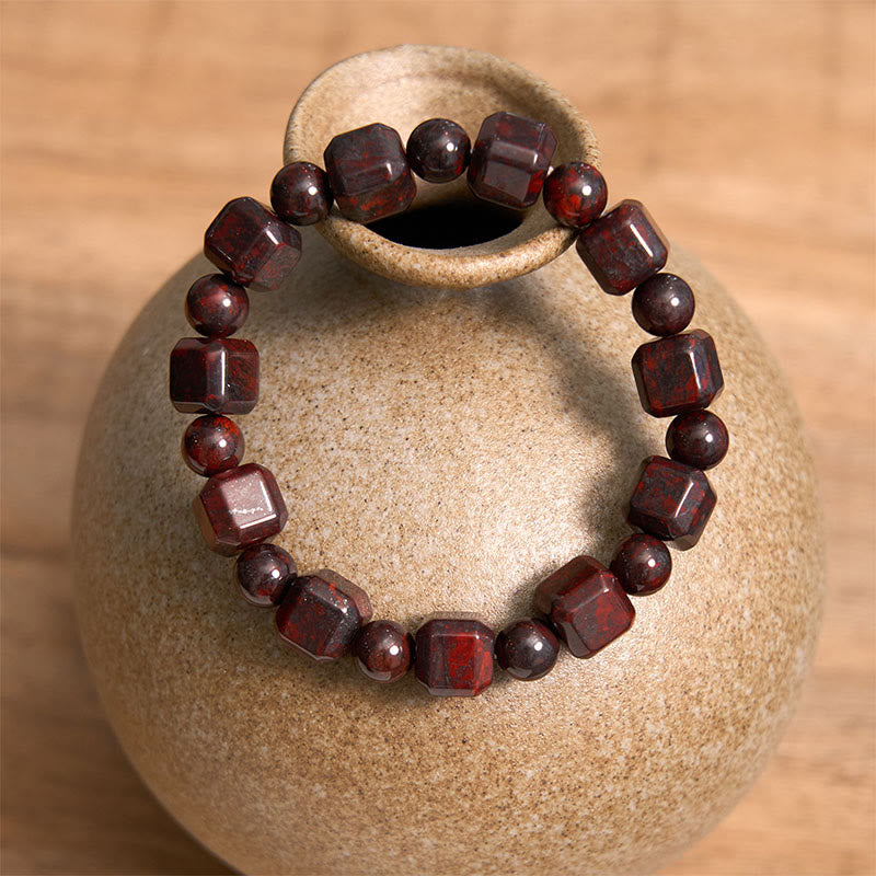 Fortune Jewel Bloodstone Strength Bracelet