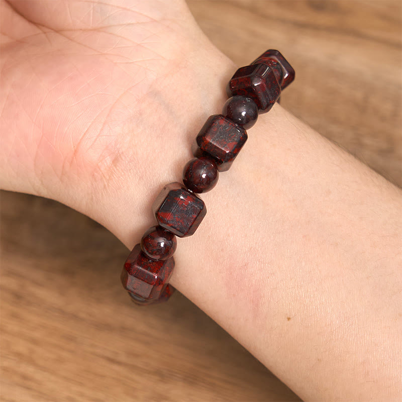 Fortune Jewel Bloodstone Strength Bracelet