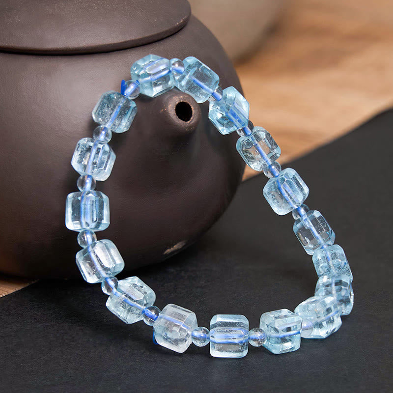 Fortune Jewel Blue Topaz Clarity Bracelet