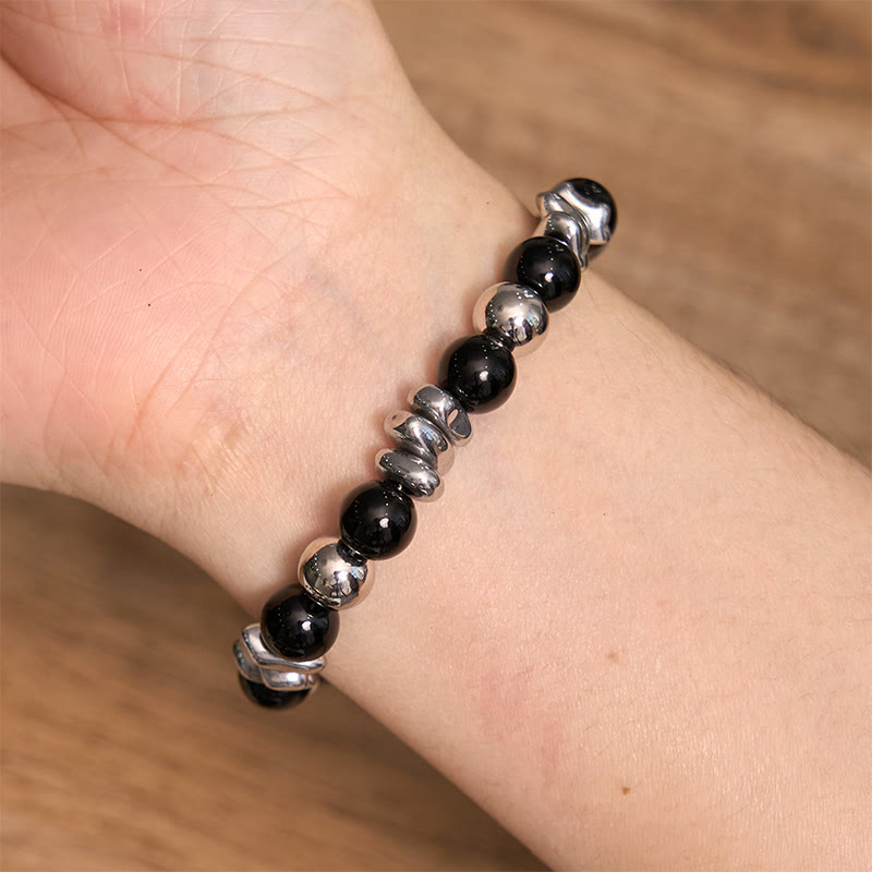 Fortune Jewel Black Onyx Fortune Bracelet
